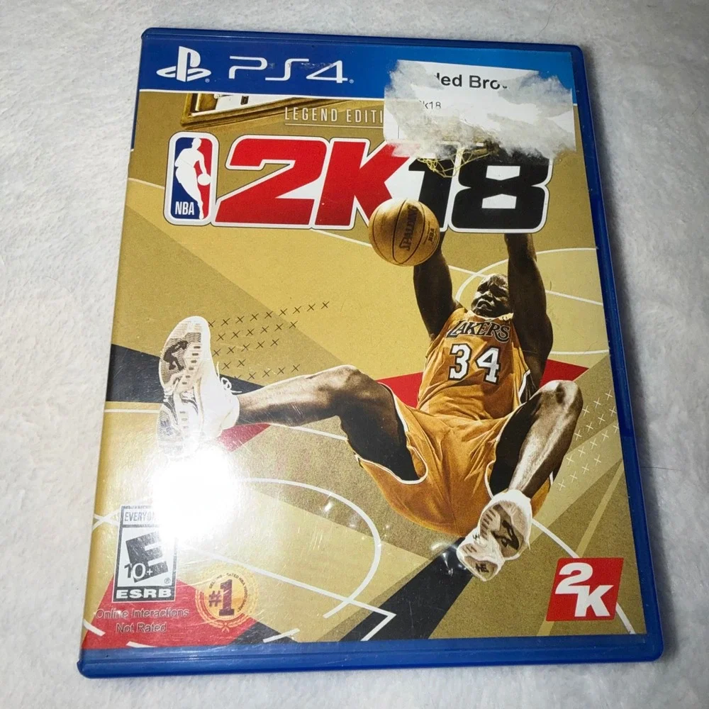 NBA 2K18 Legend Edition Sony PlayStation 4 PS4 Shaq Cover Basketball Game